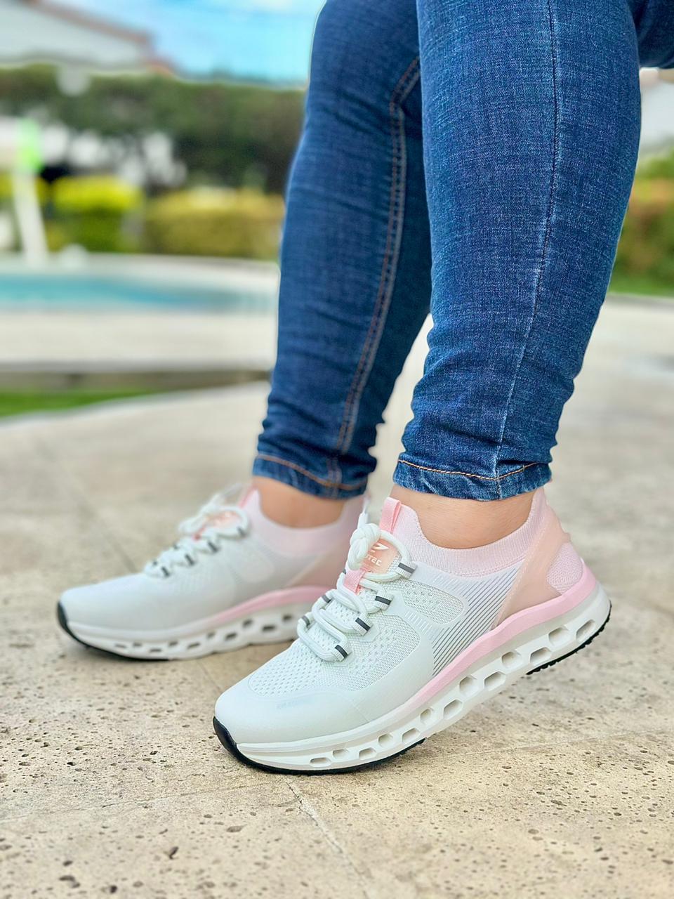 REF. RUNNING BLANCO ROSA💗